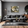 Ancient Oak Forest Scene Living Room Demo