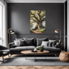 Ancient Oak Forest Scene Living Room Demo