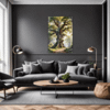 Ancient Oak Forest Scene Living Room Demo