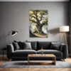 Ancient Oak Forest Scene Living Room Demo