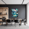 Aurora Over Frosty Peaks Dining Room Demo