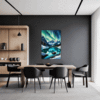 Aurora Over Frosty Peaks Dining Room Demo