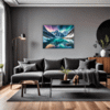 Aurora Over Frosty Peaks Living Room Demo
