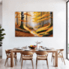 Autumn Beech Elegance Dining Room Demo
