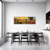 Autumn Harvest Scene Dining Room Demo