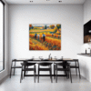 Autumn Harvest Scene Dining Room Demo