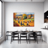 Autumn Harvest Scene Dining Room Demo