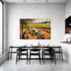 Autumn Harvest Scene Dining Room Demo