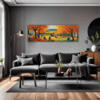 Autumn Harvest Scene Living Room Demo