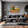Autumn Harvest Scene Living Room Demo