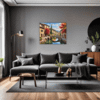 Autumn Italian Village Living Room Demo