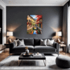 Autumn Italian Village Living Room Demo