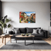 Autumn Italian Village Living Room Demo