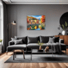 Autumn Italian Village Living Room Demo