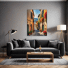 Autumn Italian Village Living Room Demo