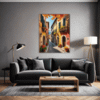 Autumn Italian Village Living Room Demo