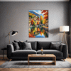 Autumn Italian Village Living Room Demo