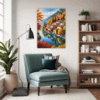 Autumn Italian Village Living Room Demo
