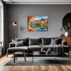 Autumn Italian Village Living Room Demo