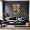 Autumn Italian Village Living Room Demo