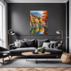 Autumn Italian Village Living Room Demo