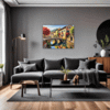 Autumn Italian Village Living Room Demo