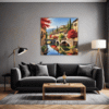 Autumn Italian Village Living Room Demo