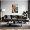 Autumn Italian Village Living Room Demo
