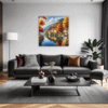 Autumn Italian Village Living Room Demo