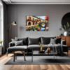 Autumn Italian Village Living Room Demo