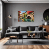 Autumn Italian Village Living Room Demo