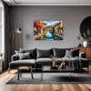 Autumn Italian Village Living Room Demo