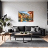 Autumn Italian Village Living Room Demo