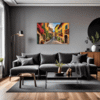 Autumn Italian Village Living Room Demo