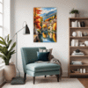 Autumn Italian Village Living Room Demo