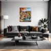 Autumn Italian Village Living Room Demo