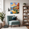 Autumn Italian Village Living Room Demo
