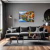 Autumn Italian Village Living Room Demo