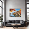 Autumn Italian Village Living Room Demo