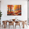 Autumn Maple Vista Dining Room Demo
