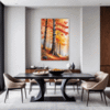 Autumn Maple Vista Dining Room Demo