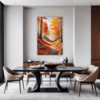 Autumn Maple Vista Dining Room Demo