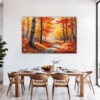 Autumn Maple Vista Dining Room Demo
