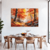 Autumn Maple Vista Dining Room Demo