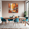 Autumn Maple Vista Dining Room Demo