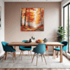 Autumn Maple Vista Dining Room Demo