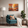 Autumn Maple Vista Living Room Demo