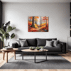 Autumn Maple Vista Living Room Demo
