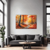 Autumn Maple Vista Living Room Demo