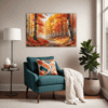 Autumn Maple Vista Living Room Demo